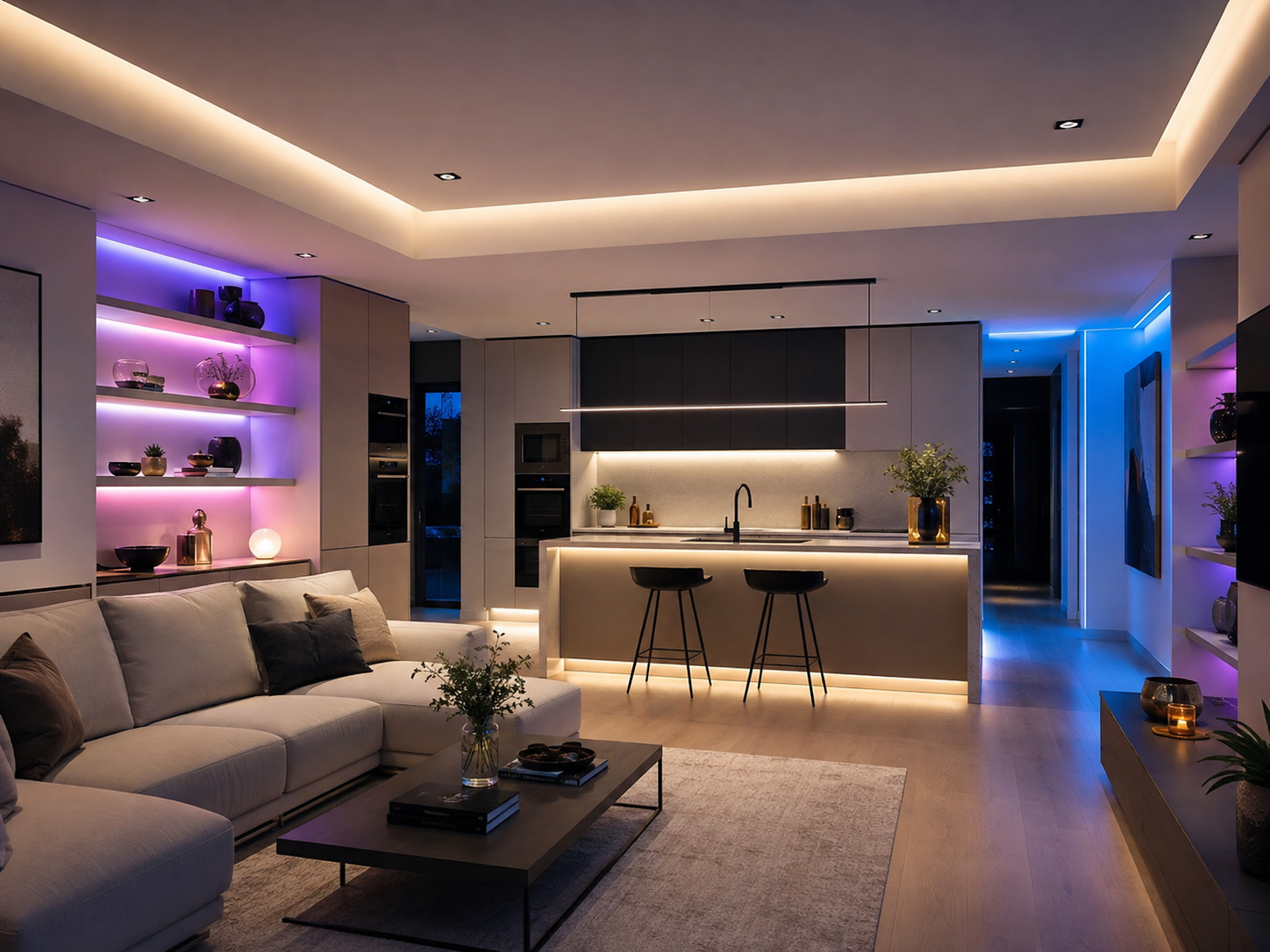 RGB+CCT LED-nauha vie säätömahdollisuuden vielä pidemmälle
