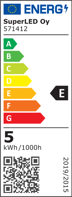 Energiatehokkuusmerkintä Seinävalaisin MODIFI 10W, ylösalas, 900lm, 120x97x100mm, musta
