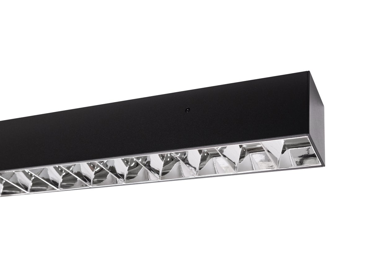 Toimistolinjavalaisin STYLE 60W 6600lm 1504mm Riippukiinnitys Musta 