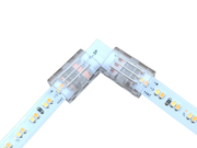 8mm CCT LED-nauhan kulmaliitin asennettuna, optimaalinen nurkkien valaistukseen
