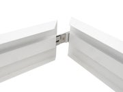Helppoasenteinen J&Auml;TTI 600x1200mm valkoinen pinta-asennuskehys, k&auml;yt&auml;nn&ouml;llinen - klik-kiinnitys.