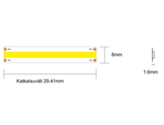 COB LUXOR LED-nauha 5m, 15W/m 24V