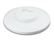 Valkoinen py&ouml;re&auml; LED-kattovalaisin HELO alhaaltap&auml;in kuvattuna, IP54-luokitus, halkaisija 300 mm
