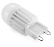 LED-G9, 3W, valaisee joka puolelle