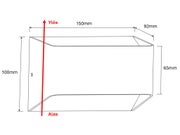 Mitta- ja asennussuuntakuva VINO 10W 150mm