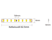 PRO TEHO LED-nauha 10m, 9.6W/m 24V