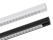 DUAL LINE UGR19 LED-riippuvalaisin 1200mm valkoinen ja musta v&auml;rivaihtoehto vierekk&auml;in