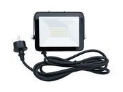 LED-Valonheitin LII, 20W -mukana IP44 pistotulpallinen kolmen metrin johto.
