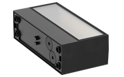 LED-Sein&auml;valaisin JANA, 15W, 1100lm, 300x100x60mm, musta - ketjutettavissa