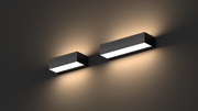 LED-Sein&auml;valaisin JANA, 15W, 1100lm, 300x100x60mm, musta - upea valo