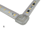Kulmaliitin 230V LED-nauha WOIMA 1