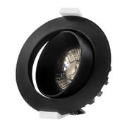 LED-Alasvalo FIIA, 9W, &Oslash;95*43mm, musta - suunnattavissa