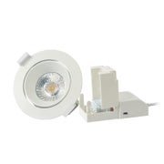 LED-Alasvalo FIIA, 9W, &Oslash;95*43mm, valkoinen - sis&auml;lt&auml;&auml; ketjutettavan muuntajan