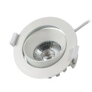 LED-Alasvalo FIIA, 9W, &Oslash;95*43mm, valkoinen - syvennetty valonl&auml;hde ei h&auml;ik&auml;ise