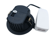 LED-alasvalo IISI-A, 8W, 730-820lm, &Oslash;106*47mm, pikakytkent&auml;, musta - helppo asentaa v&auml;litilaan