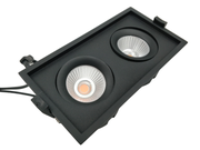LED-alasvalo KAIDA2 20W 175*95*53mm CRI97, musta