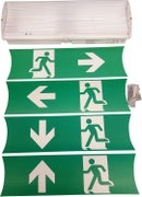 LED-opastevalaisin GO IP65, autotest, 3H akku, havainto 20m - mukana tulee eri suuntaus tarroja