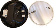LED-Plafondi LIIKU, 18W, 1790lm, &Oslash;275*59mm, liiketunnistin, musta