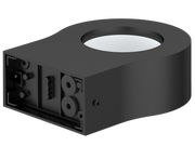 LED-Sein&auml;valaisin KAJO, 8W, 655lm, 208*140*700mm, IP65, musta - uniikki muotoilu