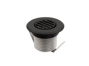 musta TERRA valaisin suuntaavalla valolla