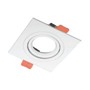 Alasvalorunko / Asennuskehys RUUTU, GU10 ja MR16/GU5.3, 95*95*25mm, valkoinen