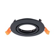 Alasvalorunko / Asennuskehys RENGAS, GU10 ja MR16/GU5.3, 85*25mm, musta