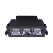 LED-alasvalo LINA 9W 600lm 105*45*51mm, musta