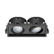 LED-alasvalo KAIDA2 20W 175*95*53mm CRI97, musta