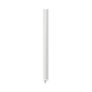 Valkoinen LED-teollisuusvalaisin PRO 80W edest&auml; kuvattuna, kapea ja pitk&auml; 1594 mm putkivalaisin