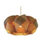 UHTU riippuvalaisin, puuviilua, &empty;450*210mm, E27 kanta