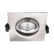 LED-alasvalo NELI&Ouml; 8W 97*97*45mm, harjattu ter&auml;s