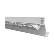 EP&Auml;SUORAVALAISTUS profiili LED-nauhalle, tasoite-valmis pinta, 2250mm, valkoinen