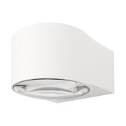 Sein&auml;valaisin KAARIA 8W alas tai yl&ouml;s 890lm 130x113x95mm, valkoinen