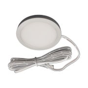 LED-kalustevalaisin ⌀60x6.5mm 1.5W 180lm 12V, pinta-asennettava