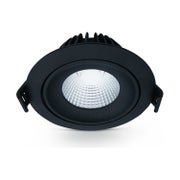 Alasvalo AURA 8W &Oslash;98*44mm IP54/IP54, musta