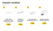 LUXE TEHO LED-nauhapaketti langattomalla himmennyksell&auml; &mdash; 4000K, 2,5m