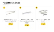 Kylpyhuoneen peilin taakse, LED-nauhapaketti &mdash; 4000K / 4,5m