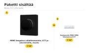Himmennyssetti MIBO, rullahimmennin + vastaanotin &mdash; Musta, CCT LED-nauha
