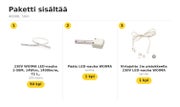 230V WOIMA LED-nauhapaketti 50m, IP65 &mdash; 4000K, 50m