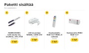 RGBW LED-nauhapaketti 5m ohjauksella &mdash; 5m sis&auml;tiloihin