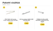 TEHO LED-nauhapaketti ulos ja kosteisiin tiloihin &mdash; 4000K / 225cm