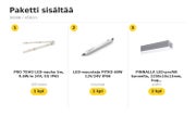 TEHO LED-nauhapaketti ulos ja kosteisiin tiloihin &mdash; 3000K / 450cm