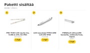 TEHO LED-nauhapaketti ulos ja kosteisiin tiloihin &mdash; 4000K / 450cm