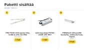 TEHO LED-nauhapaketti ulos ja kosteisiin tiloihin &mdash; 4000K / 900cm