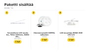 Muotoiltava LED-nauha paketti sisustukseen himmentimell&auml; &mdash; 4000K, 5m