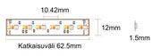 PRO RGB+CCT LED-nauha 5m, 17.5W/m, 24V, IP20