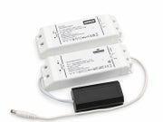 Saatavana sek&auml; 12V ett&auml; 24V versioina. 12V versiossa erillinen kytkent&auml;rasia toisessa p&auml;&auml;ss&auml; ja toisessa DC uros liitin. 24V versiossa ei johtoja. Kuva tuotettu teko&auml;lyll&auml;.
