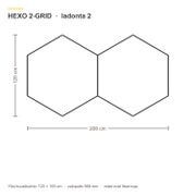 Hexagon HEXO 2-GRID LED-valosarja