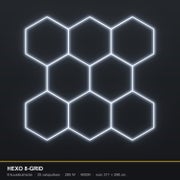 Hexagon HEXO 8-GRID LED-valosarja