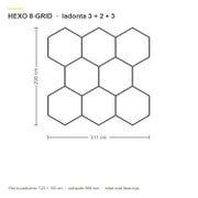 Hexagon HEXO 8-GRID LED-valosarja
